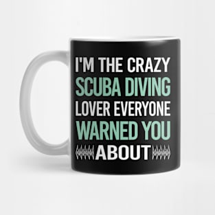 Crazy Lover Scuba Diving Diver Mug